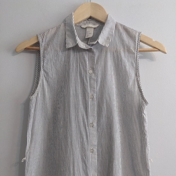 H&M Sleeveless Shirt Dress, US4 - Picture 5 of 11